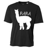 Cute Papa Llama Animal Dad Cooling Performance Crew T-Shirt