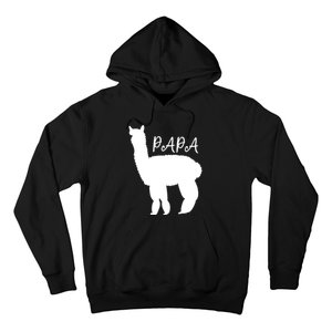 Cute Papa Llama Animal Dad Hoodie