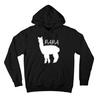 Cute Papa Llama Animal Dad Hoodie