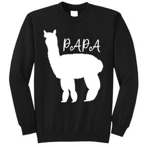 Cute Papa Llama Animal Dad Sweatshirt