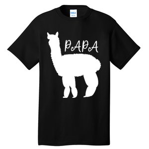 Cute Papa Llama Animal Dad Tall T-Shirt