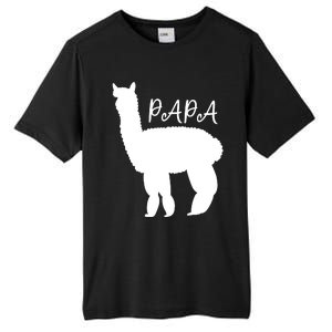 Cute Papa Llama Animal Dad Tall Fusion ChromaSoft Performance T-Shirt