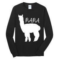 Cute Papa Llama Animal Dad Tall Long Sleeve T-Shirt