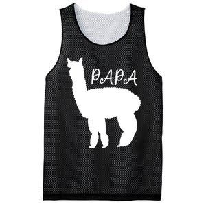 Cute Papa Llama Animal Dad Mesh Reversible Basketball Jersey Tank