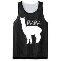 Cute Papa Llama Animal Dad Mesh Reversible Basketball Jersey Tank