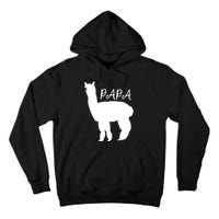 Cute Papa Llama Animal Dad Tall Hoodie