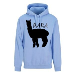 Cute Papa Llama Animal Dad Unisex Surf Hoodie