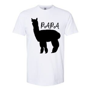 Cute Papa Llama Animal Dad Softstyle CVC T-Shirt