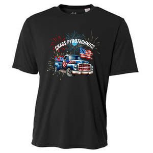 Chag's Pyrotechnics Lighting up the 4th of July in Style! Cooling Performance Crew T-Shirt