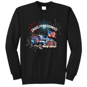 Chag's Pyrotechnics Lighting up the 4th of July in Style! Sweatshirt