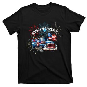 Chag's Pyrotechnics Lighting up the 4th of July in Style! T-Shirt