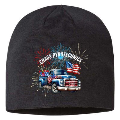 Chag's Pyrotechnics Lighting up the 4th of July in Style! Sustainable Beanie