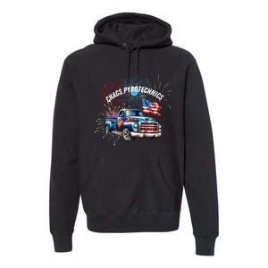 Chag's Pyrotechnics Lighting up the 4th of July in Style! Premium Hoodie