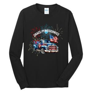 Chag's Pyrotechnics Lighting up the 4th of July in Style! Tall Long Sleeve T-Shirt