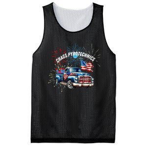 Chag's Pyrotechnics Lighting up the 4th of July in Style! Mesh Reversible Basketball Jersey Tank