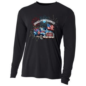 Chag's Pyrotechnics Lighting up the 4th of July in Style! Cooling Performance Long Sleeve Crew