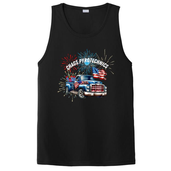 Chag's Pyrotechnics Lighting up the 4th of July in Style! PosiCharge Competitor Tank