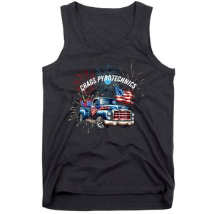 Chag's Pyrotechnics Lighting up the 4th of July in Style! Tank Top