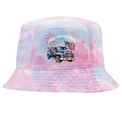 Chag's Pyrotechnics Lighting up the 4th of July in Style! Tie-Dyed Bucket Hat