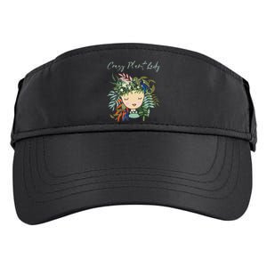 Crazy Plant Lady Green Thumb Green Earth Eco Friendly Adult Drive Performance Visor