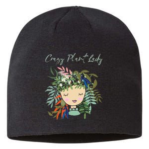 Crazy Plant Lady Green Thumb Green Earth Eco Friendly Sustainable Beanie