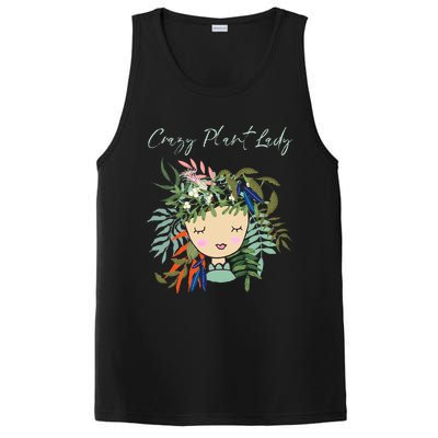 Crazy Plant Lady Green Thumb Green Earth Eco Friendly PosiCharge Competitor Tank