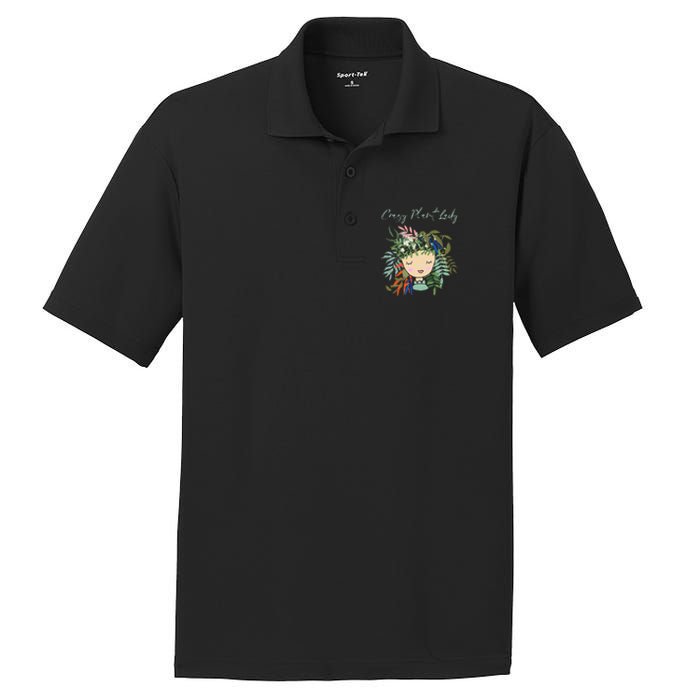 Crazy Plant Lady Green Thumb Green Earth Eco Friendly PosiCharge RacerMesh Polo