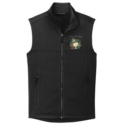 Crazy Plant Lady Green Thumb Green Earth Eco Friendly Collective Smooth Fleece Vest