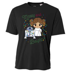 Christmas Princess Leia Merry And Bright Tank Top Cooling Performance Crew T-Shirt