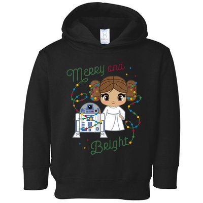 Christmas Princess Leia Merry And Bright Tank Top Toddler Hoodie