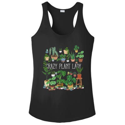 Crazy Plant Lady Mom Mother Ladies PosiCharge Competitor Racerback Tank