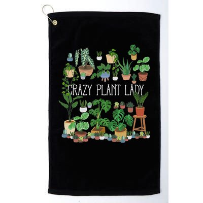 Crazy Plant Lady Mom Mother Golf Towel