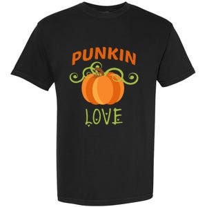 CUTE PUNKIN LOVE Halloween Costume Gift Garment-Dyed Heavyweight T-Shirt