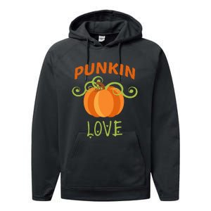 CUTE PUNKIN LOVE Halloween Costume Gift Performance Fleece Hoodie