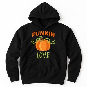 CUTE PUNKIN LOVE Halloween Costume Gift Hoodie