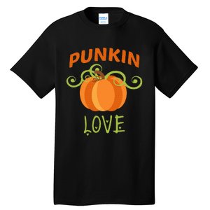 CUTE PUNKIN LOVE Halloween Costume Gift Tall T-Shirt