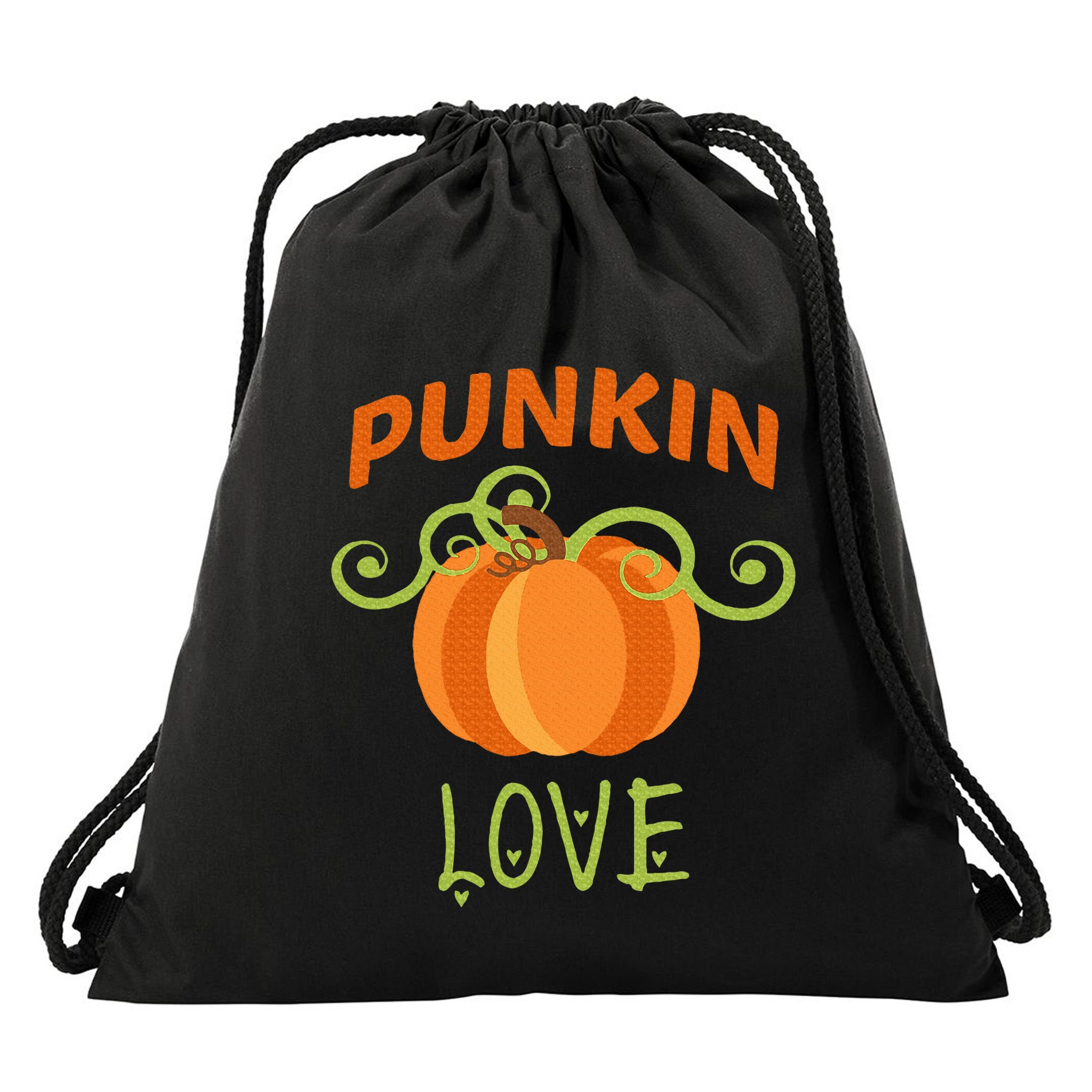 CUTE PUNKIN LOVE Halloween Costume Gift Drawstring Bag