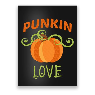 CUTE PUNKIN LOVE Halloween Costume Gift Poster