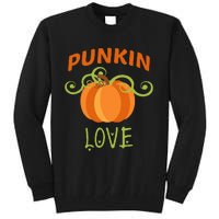 CUTE PUNKIN LOVE Halloween Costume Gift Tall Sweatshirt