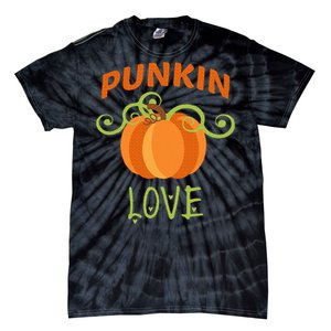 CUTE PUNKIN LOVE Halloween Costume Gift Tie-Dye T-Shirt