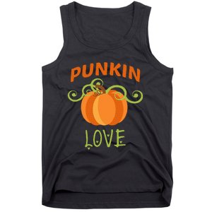 CUTE PUNKIN LOVE Halloween Costume Gift Tank Top