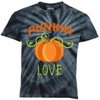 CUTE PUNKIN LOVE Halloween Costume Gift Kids Tie-Dye T-Shirt