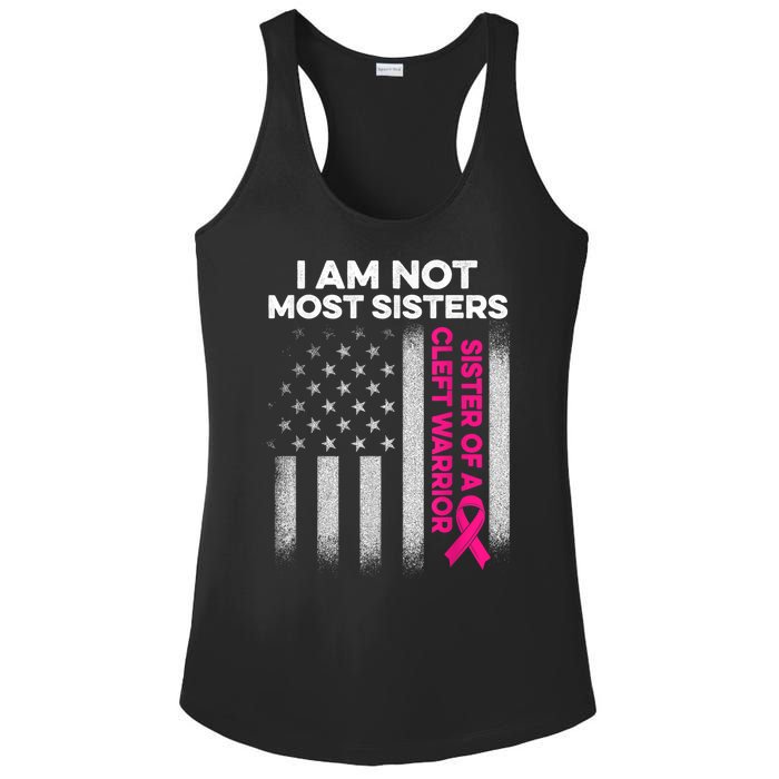 Cleft Palate Lip Most Sister Strong Awareness Ladies PosiCharge Competitor Racerback Tank