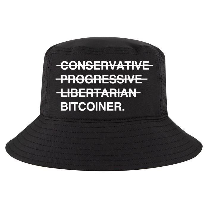 Conservative Progressive Libertarian Bitcoiner Cool Comfort Performance Bucket Hat
