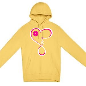 Cute Pickleball Ladies I Love Pickleball Gift Premium Pullover Hoodie