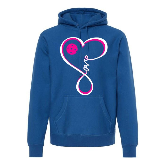 Cute Pickleball Ladies I Love Pickleball Gift Premium Hoodie