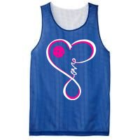 Cute Pickleball Ladies I Love Pickleball Gift Mesh Reversible Basketball Jersey Tank