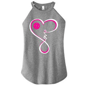 Cute Pickleball Ladies I Love Pickleball Gift Women's Perfect Tri Rocker Tank