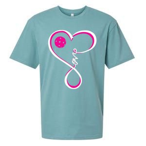 Cute Pickleball Ladies I Love Pickleball Gift Sueded Cloud Jersey T-Shirt