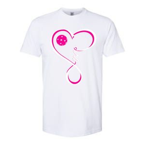 Cute Pickleball Ladies I Love Pickleball Gift Softstyle CVC T-Shirt